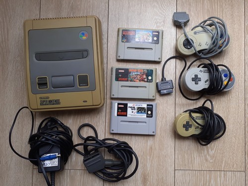 Lot super nintendo snes - nintendo, +