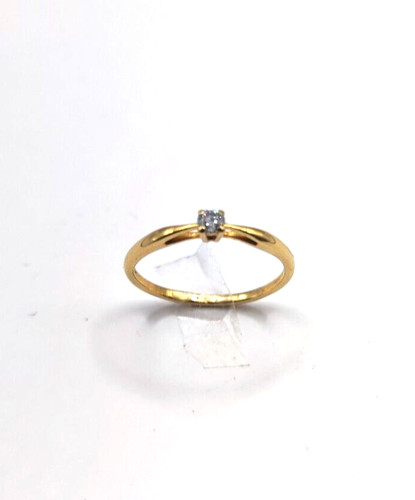Bague solitaire diamant 18 - diamant-,