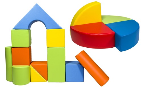 Set blocs mousse pour - 15, en