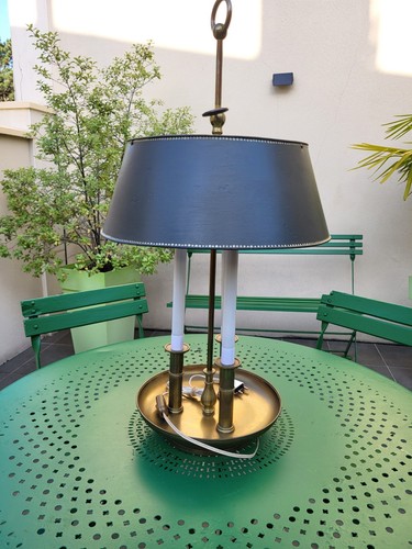 Lampe bouillote bronze - en,