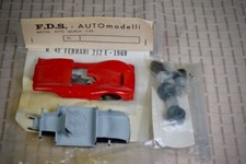 Ferrari 212 1969 Metal Kit 1/43 FDS #42 Automodelli red with decals and details