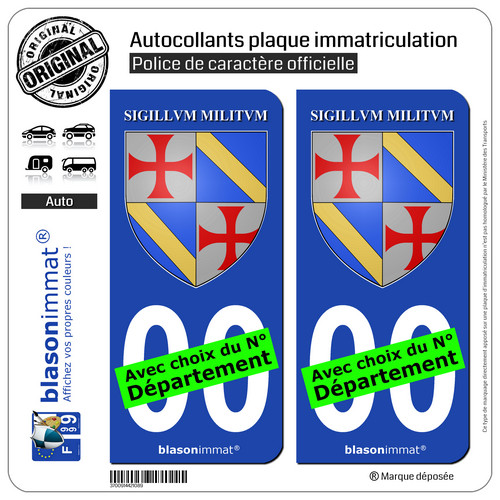 Stickers immatriculation - 2,