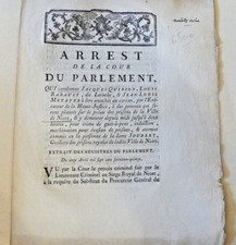 NIORT 1775 order sentenced to be attached to the straitjacket for "machining"!
