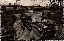 Old postcard AK GENISSIAT dam facing downstream seen from the left bank (485785)