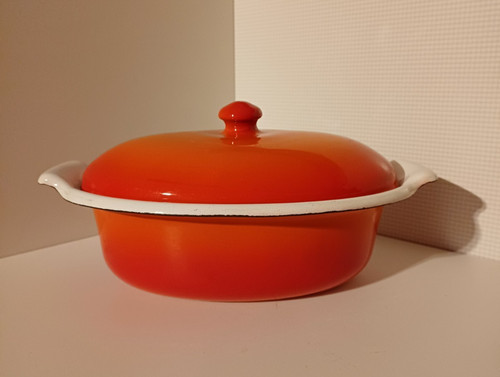 Plat four émaillé vintage - à,