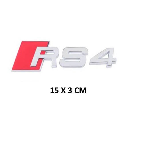 Logo rs4 chrome - chrome, emblème