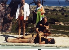  film La Piscine de J.Deray / Schneider Delon cl 1968 photo P. Le Tellier