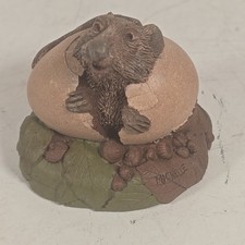 Vtg Tim Wolfe Cairn Studios Sculpture 1990 Michelle Signed Animal Woodrat