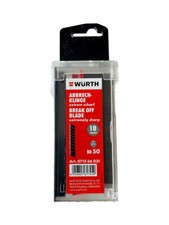 Würth 50X Lames De Découpe 18Mm Extrêmement Tranchantes Noires Avec Distributeur