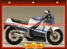 SUZUKI RG 500 Gamma RG500 1985 (1985-1989) : Fiche Moto #000750