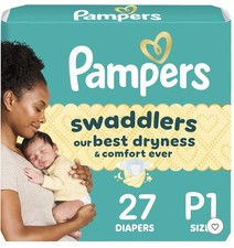 New 162 Pampers Swaddlers Dry