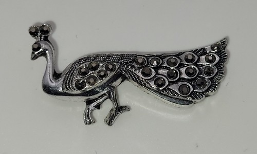 Bijou vintage broche - vintage, paon