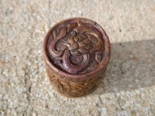 BOITE À OPIUM XIX e EN CUIVRE