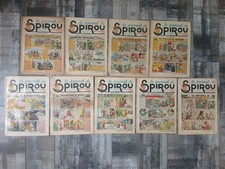 SPIROU 1939  LOT DE 9 NUMEROS