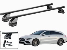Barres de Toit pour Mercedes Cla Shooting Brake (X118) De 2019- MENABO Noir