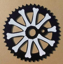 Plateau de pédalier 1 pièce " BONES " vélo cruiser chopper americain 