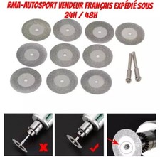 LOT DE 10 DISQUE DIAMANT