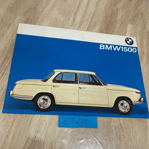 Bmw 1500 prospectus catalogue - prospectus,