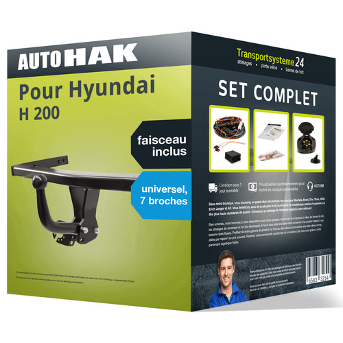 Attelage col cygne - auto, hak