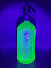 Ancien siphon ouraline bleu