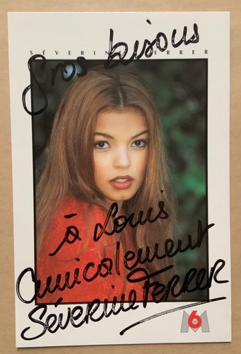 Ancienne photo avec autographe