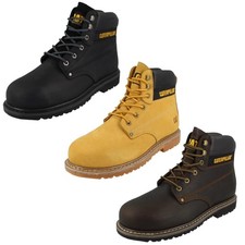 Hommes Caterpillar Sécurité Large Cuir Travail Bottes' Powerplant Sb Hro P72462'