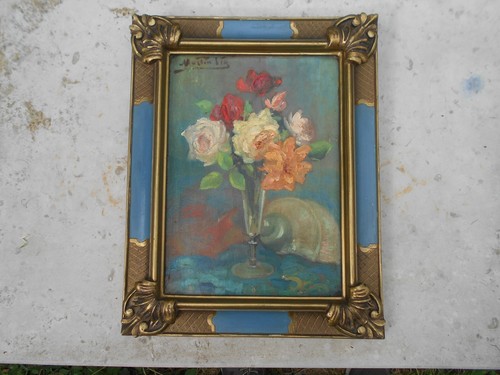 Ancien tableau peinture huile