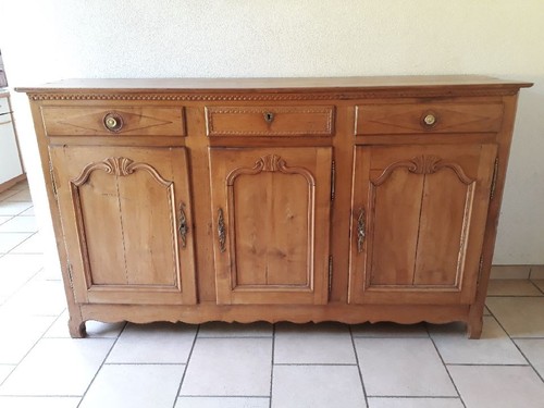 Buffet bas ancien merisier - bas,