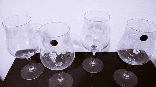 Lot verres vin grand - vin, "