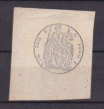 TIMBRE FISCAL 50 CEN. DE 500 à 1000 F.-OBL.TB-VOIR SCAN-U096/