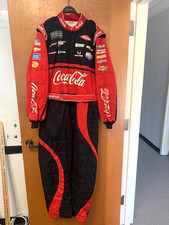 NASCAR COCA-COLA SPARCO FIRESUIT PIT CREW 1 PC. WALL HANGER HALLOWEEN FRIDAY NGT
