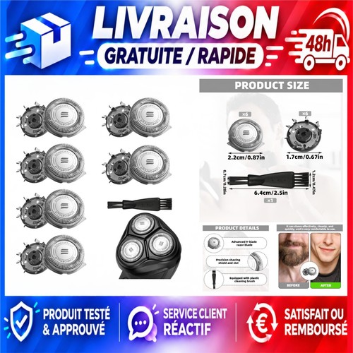 Têtes rasoir sh50 30 - 6,