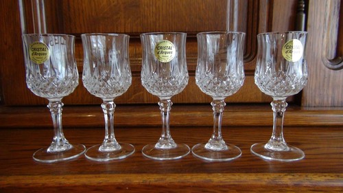 Verres pied cristal - verres,