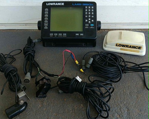 Lowrance lms 350a fishfinder - lowrance,