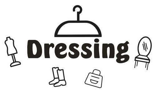 Sticker dressing cintre - sticker,