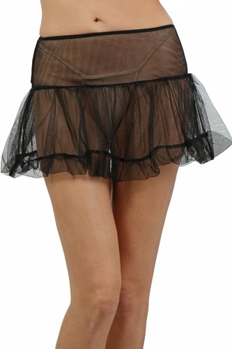 Mini jupe tulle volantée - tulle,