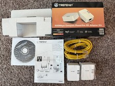 TRENDnet 500 Mbps Compact Powerline AV Adapter Kit TPL-406E2K  