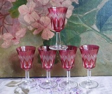 5 ANCIENS VERRES À LIQUEUR EN