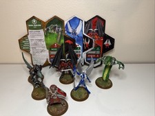 Heroscape Heroes of Bleakwoode - Venoc Marcus Taelord Kelda Tornak - 3 Cards
