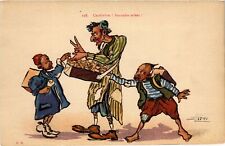 Postcard AK TUNISIA Caricature Salt Almond Peanuts (973683)