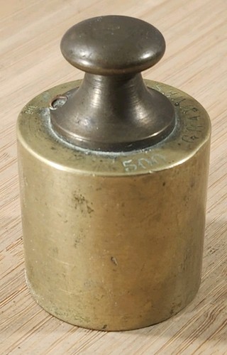 Ancien poids laiton de - ancien,