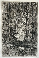 Alfred Delaunay Gravure Eau