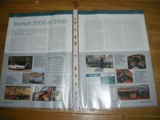 PROFIL........TRIUMPH  2000 et 2500..............