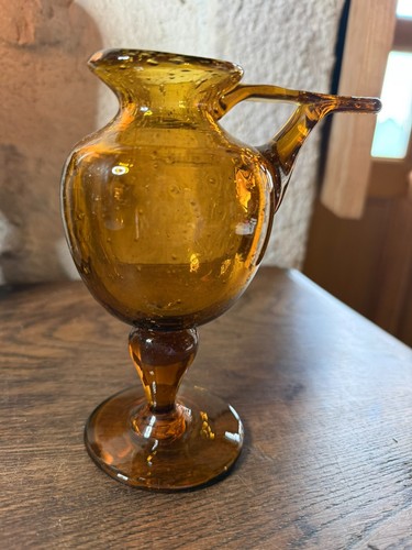 Lampe huile verre - -,