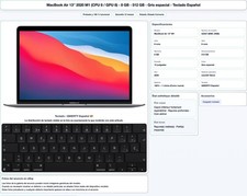 MacBook Air 13" 2020 M1 (CPU 8