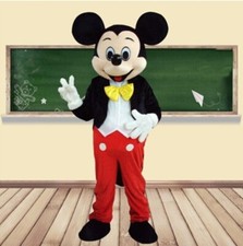 Adult Size Realistic Mickey Mouse Mascot Costume Halloween Cosplay