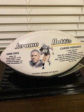 Pittsburgh Steelers Jerome Bettis SB XL Commemorative Stat Football