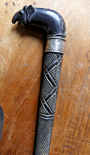 Art africain grosse canne de - ,