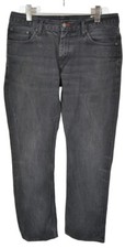 Jeans Tommy Hilfiger Mercer Fit Pour Hommes W36/L32 Zip Fly Noir