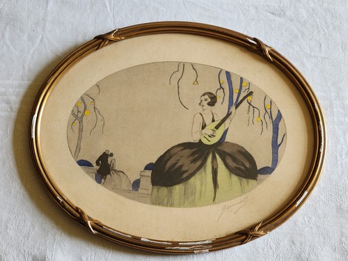 Art deco gravure - deco, fortes